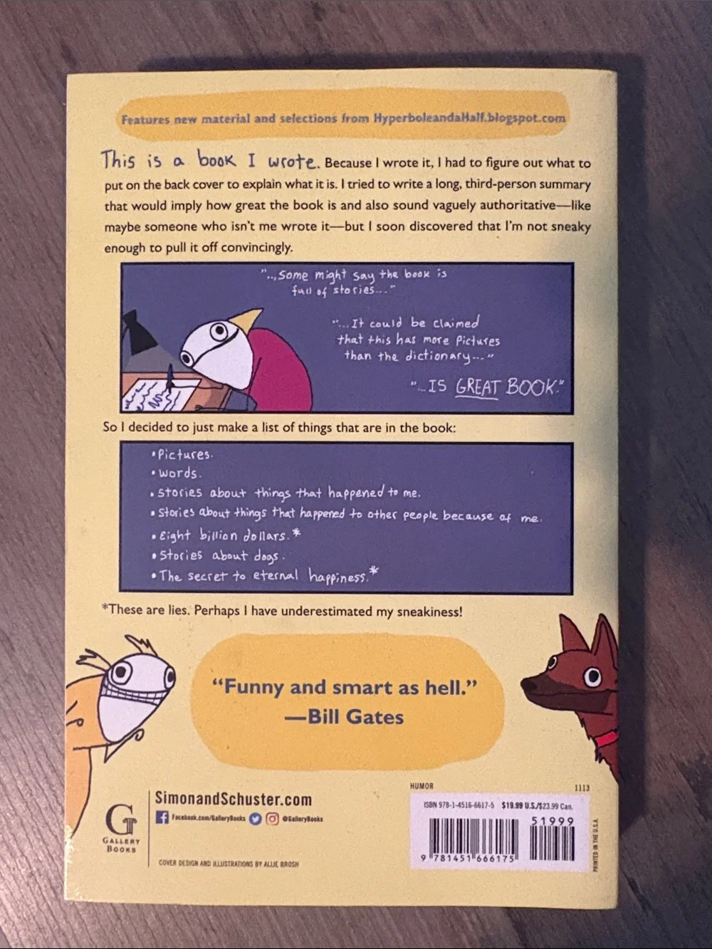 Allie Brosh vibrant yellow